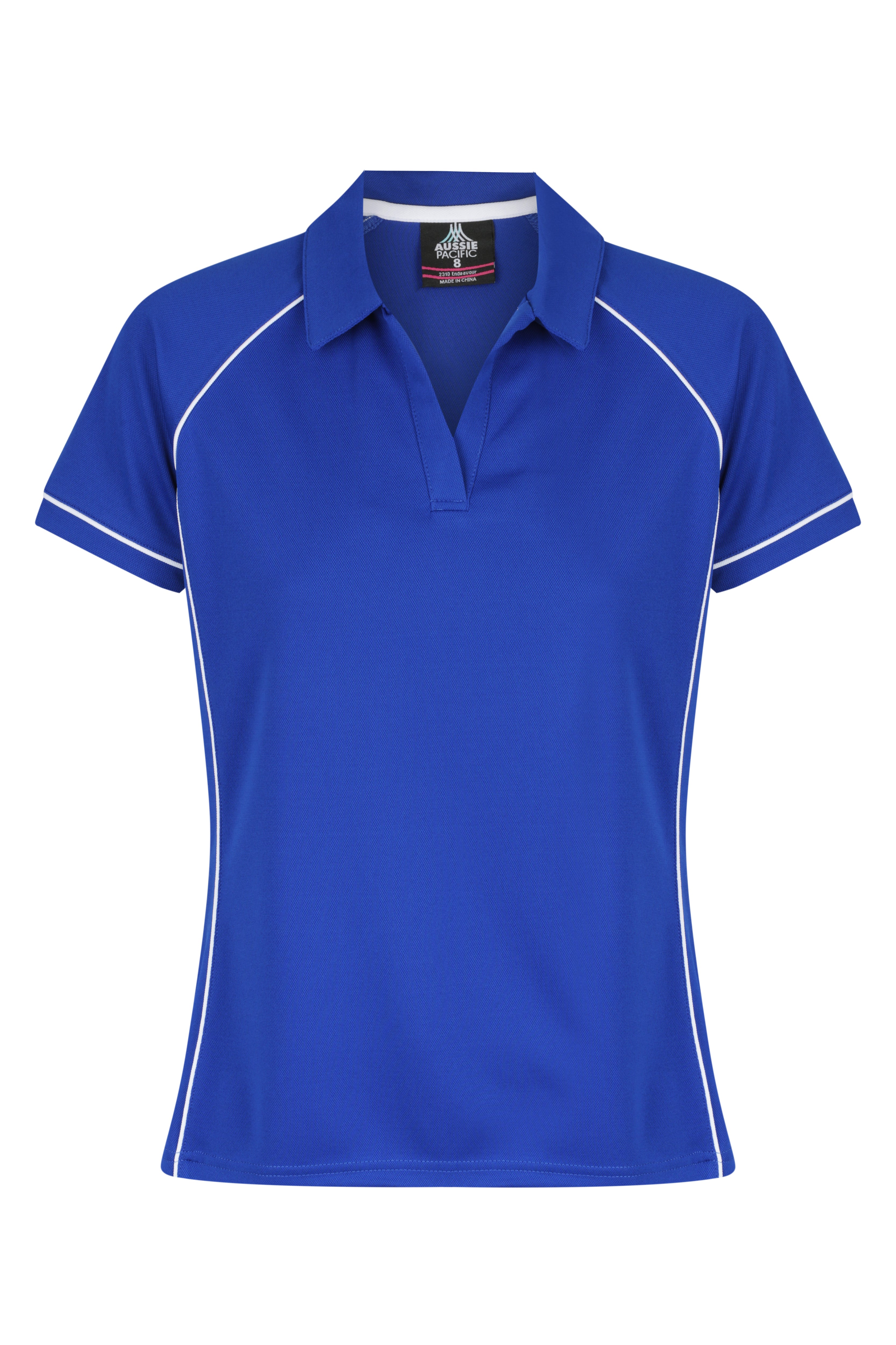 ENDEAVOUR LADY POLOS - ROYAL/WHITE