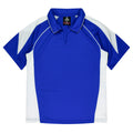 PREMIER LADY POLOS - ROYAL/WHITE