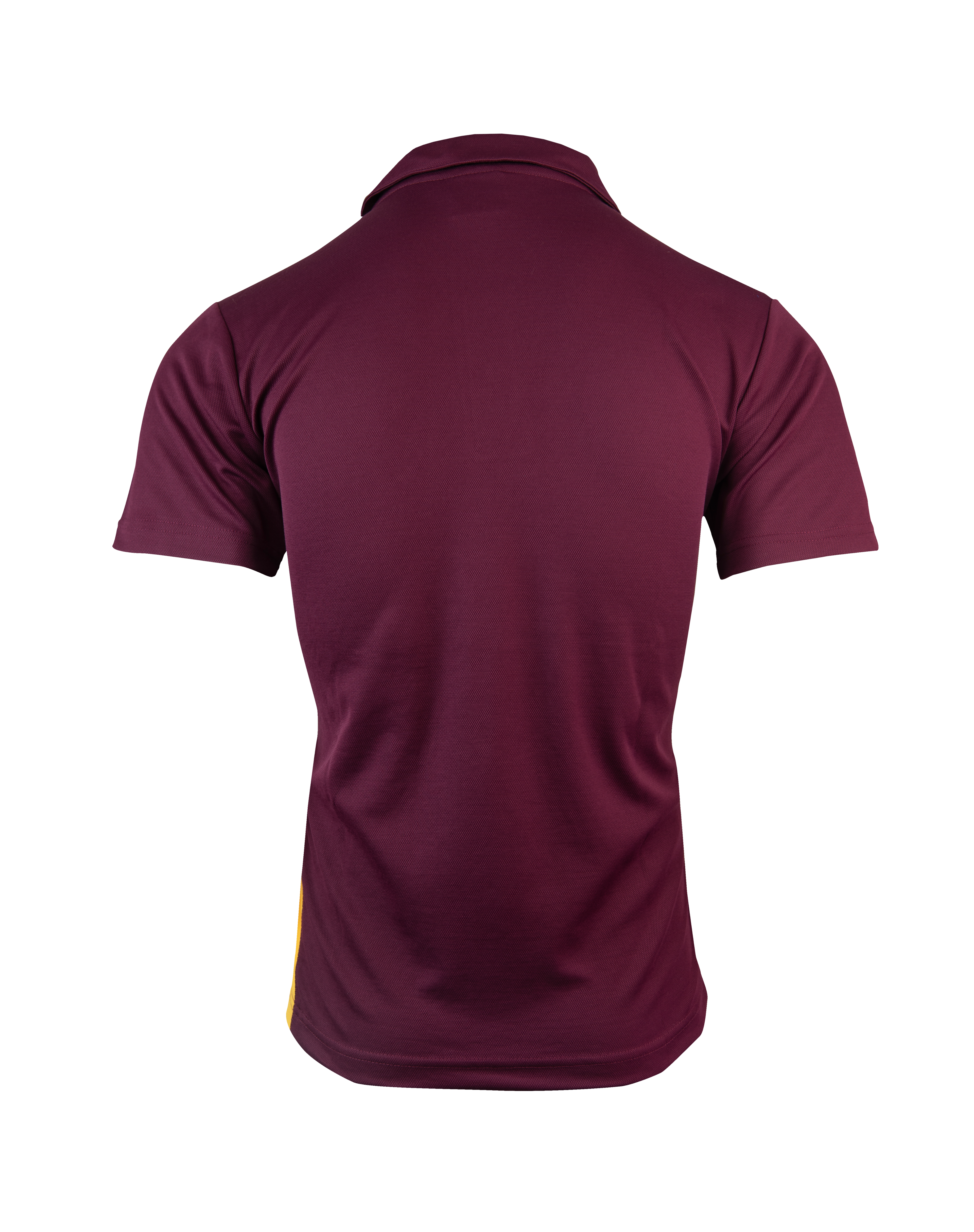 PATERSON MENS POLOS - MAROON/GOLD