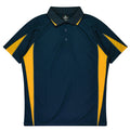 EUREKA KIDS POLOS - NAVY/GOLD