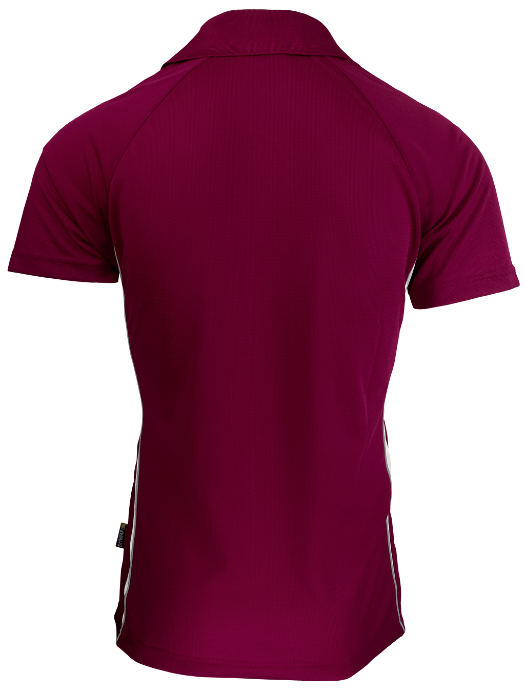 EUREKA MENS POLOS - MAROON/WHITE