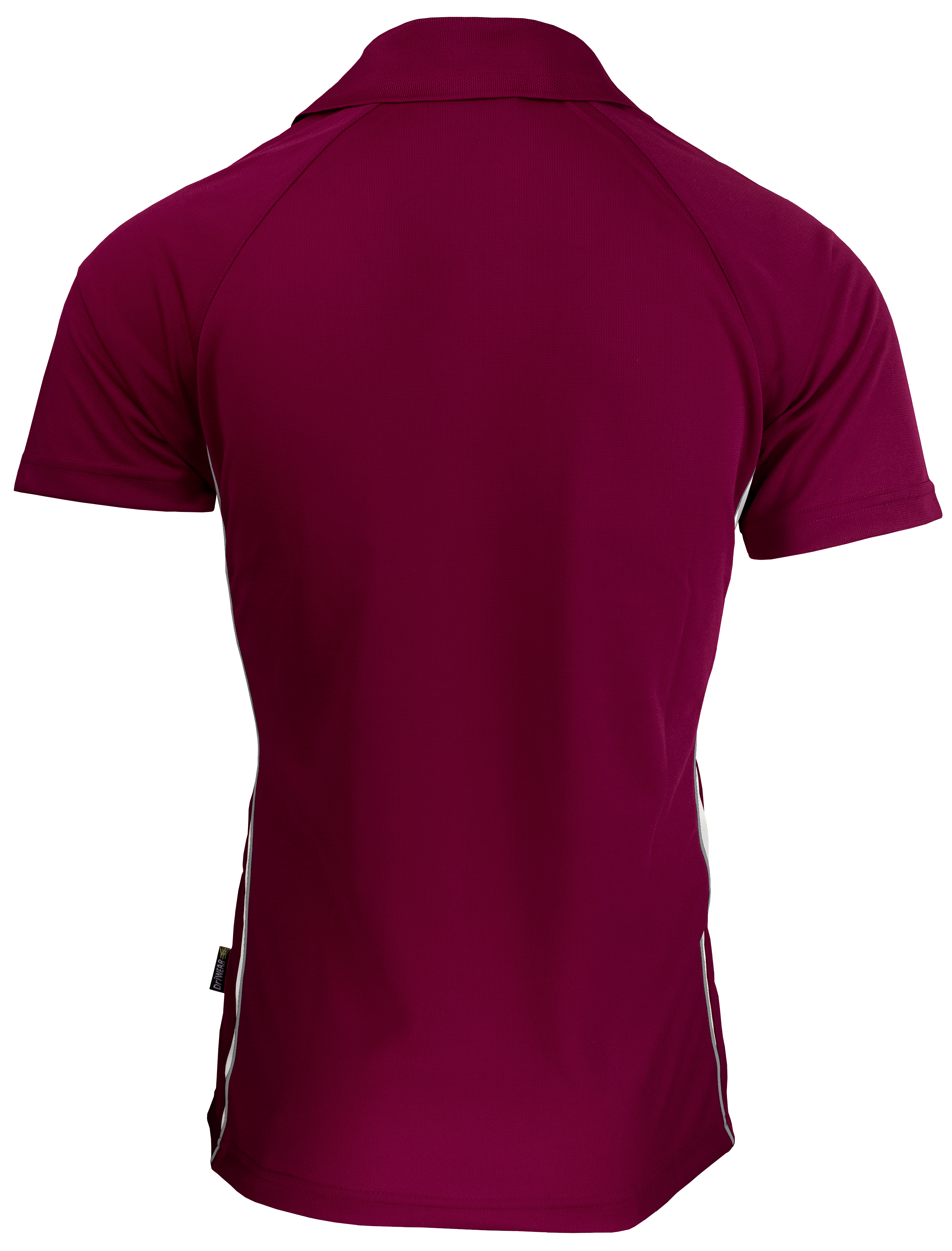EUREKA MENS POLOS - MAROON/WHITE
