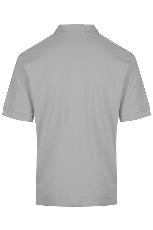 CLAREMONT MENS POLOS - SILVER