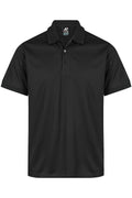 LACHLAN MENS POLOS - BLACK