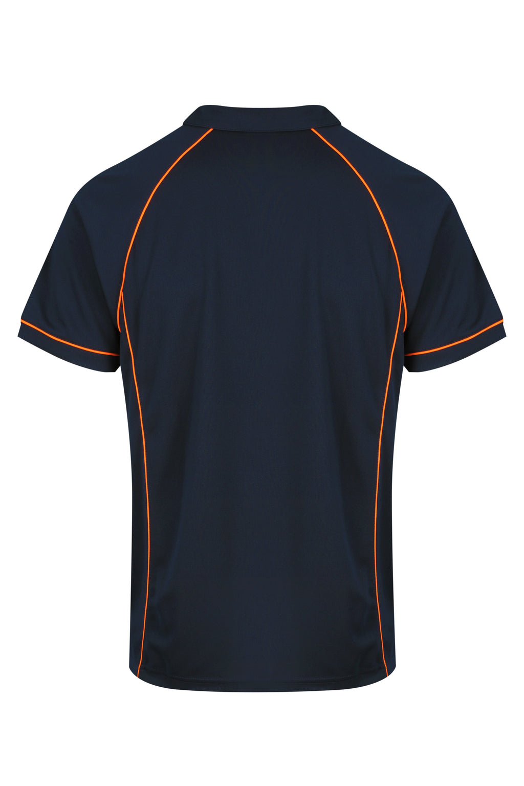 ENDEAVOUR MENS POLOS - NAVY/ORANGE