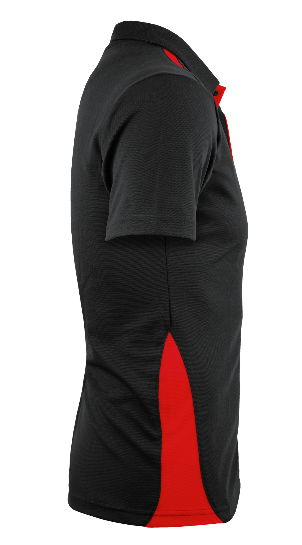 PATERSON MENS POLOS - BLACK/RED