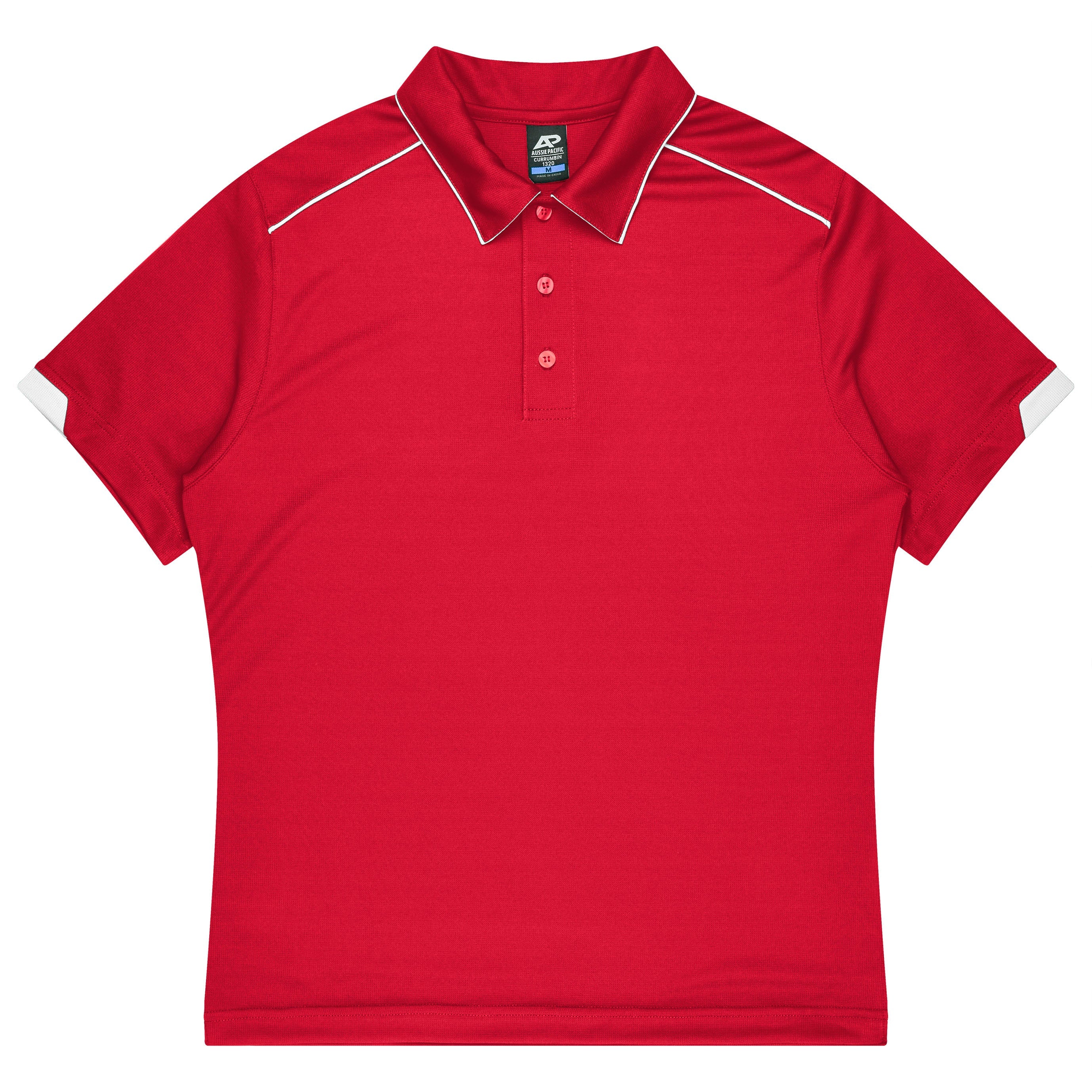 CURRUMBIN KIDS POLOS - RED/WHITE