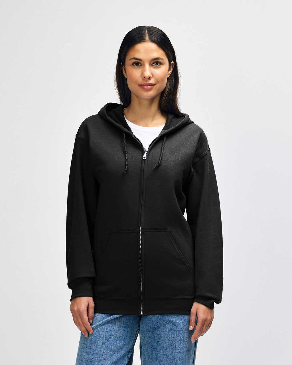 Gildan  Adult Zip Hooded Sweatshirt-(18600)