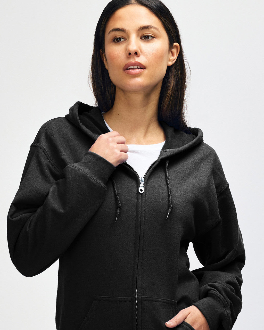 Gildan  Adult Zip Hooded Sweatshirt-(18600)