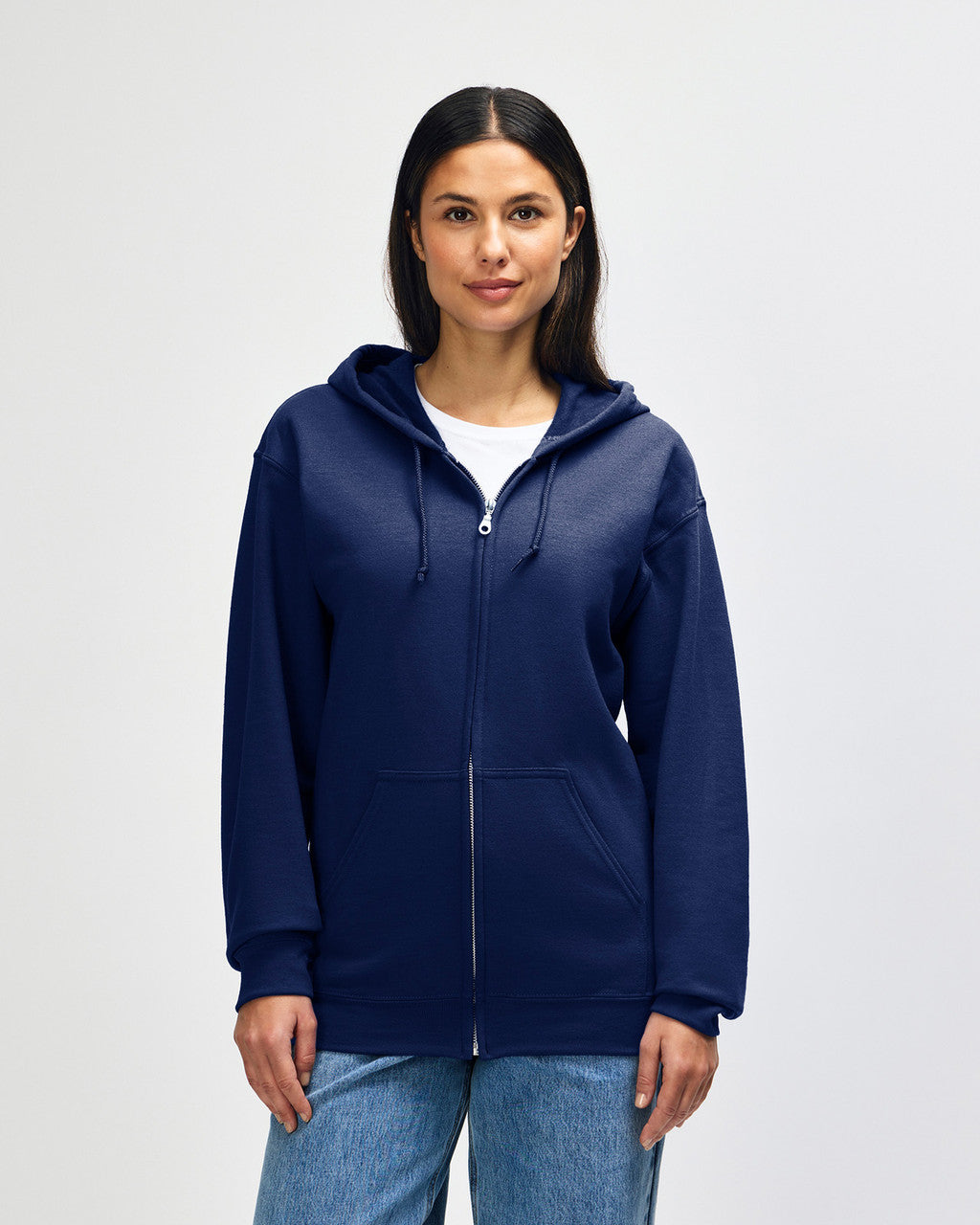 Gildan  Adult Zip Hooded Sweatshirt-(18600)
