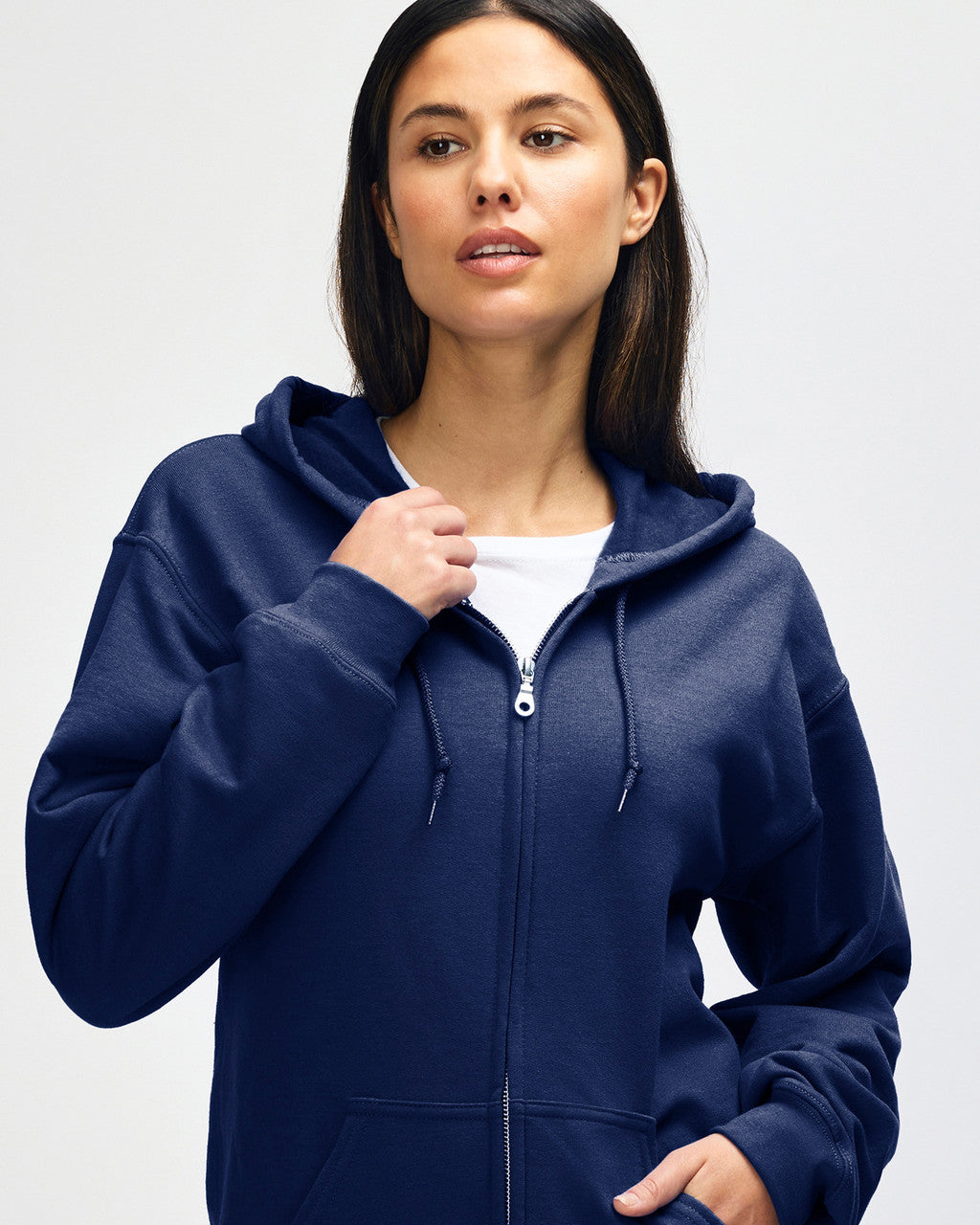 Gildan  Adult Zip Hooded Sweatshirt-(18600)