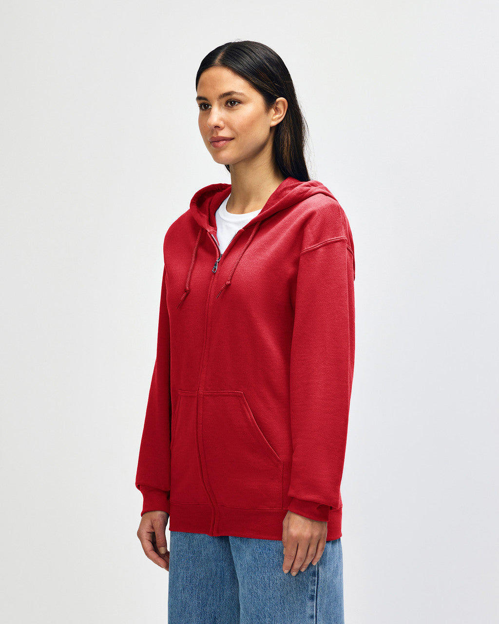 Gildan  Adult Zip Hooded Sweatshirt-(18600)