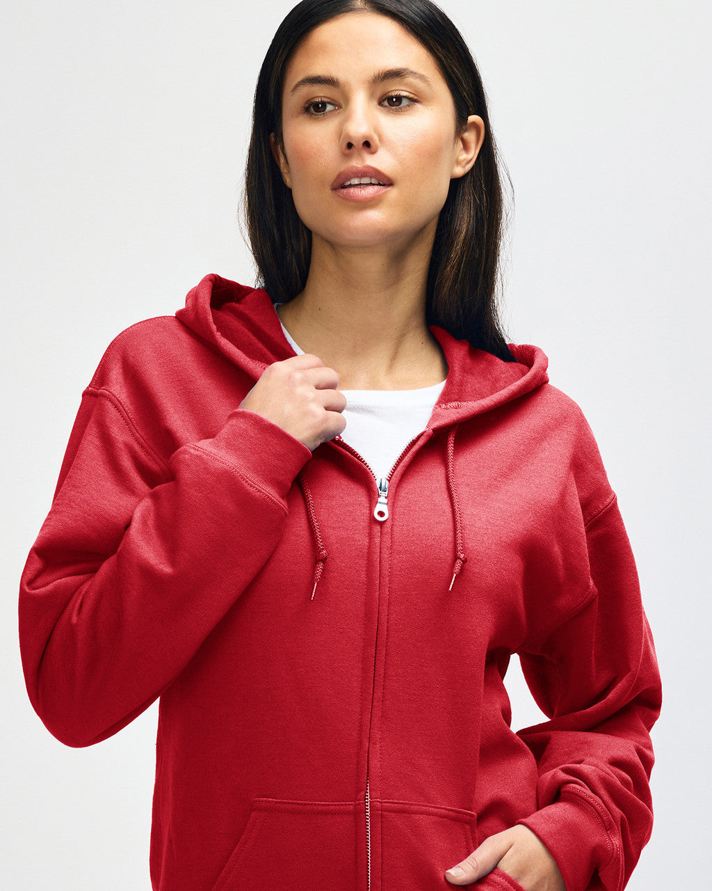 Gildan  Adult Zip Hooded Sweatshirt-(18600)