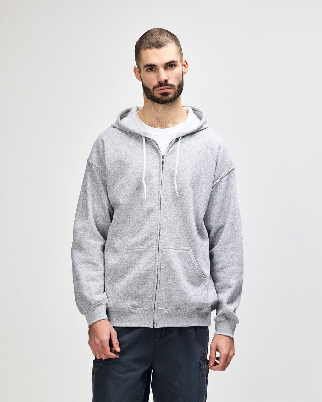 Gildan  Adult Zip Hooded Sweatshirt-(18600)