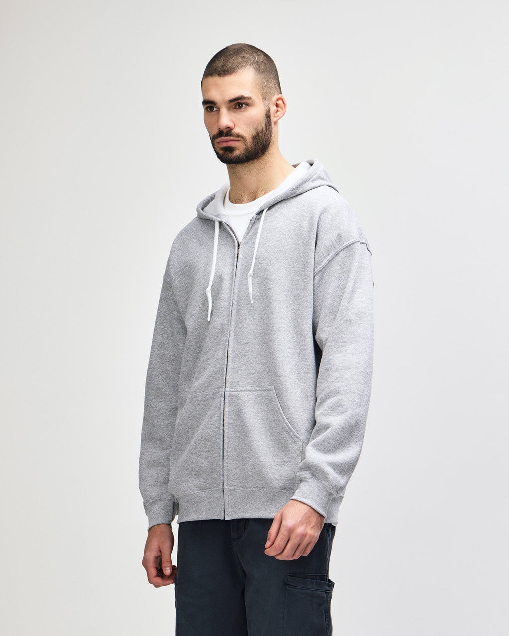 Gildan  Adult Zip Hooded Sweatshirt-(18600)