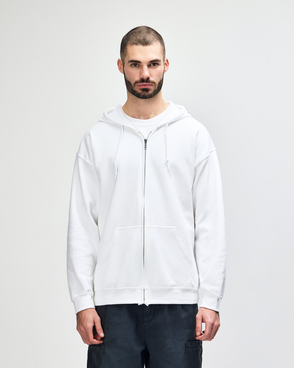 Gildan  Adult Zip Hooded Sweatshirt-(18600)