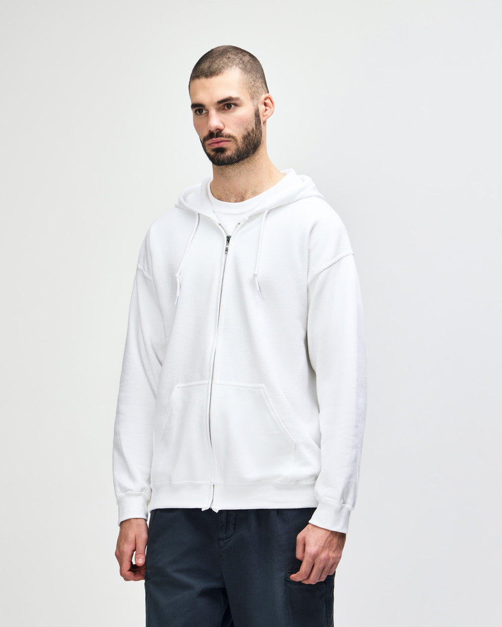 Gildan  Adult Zip Hooded Sweatshirt-(18600)
