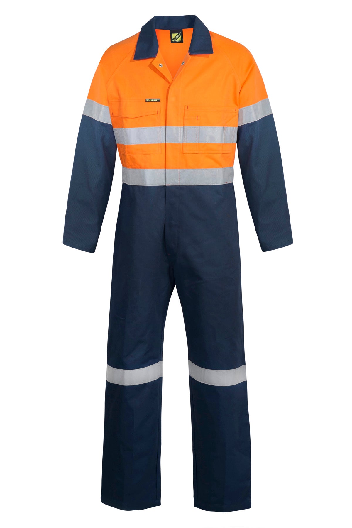 HI VIS COTTON DRILL REFLECTIVE COVERALLS