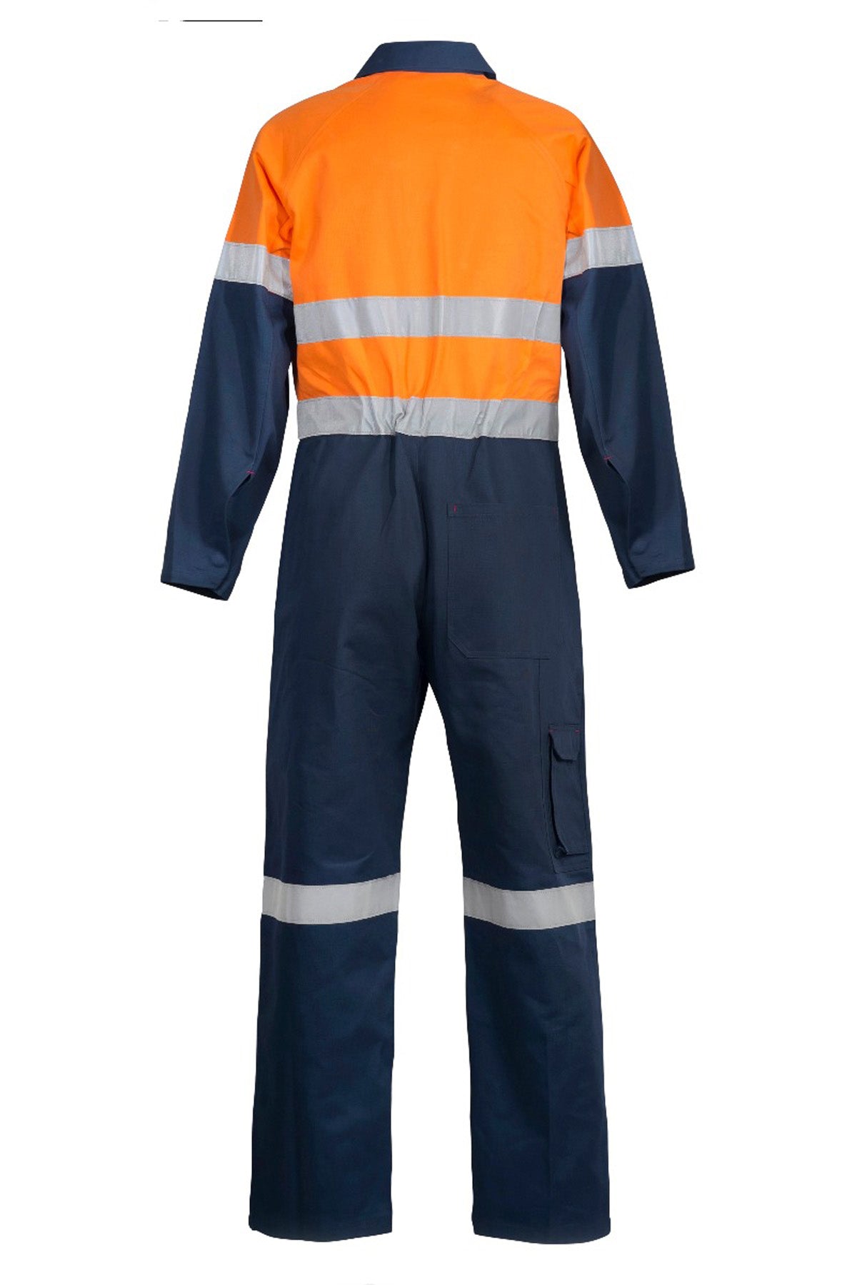 HI VIS COTTON DRILL REFLECTIVE COVERALLS