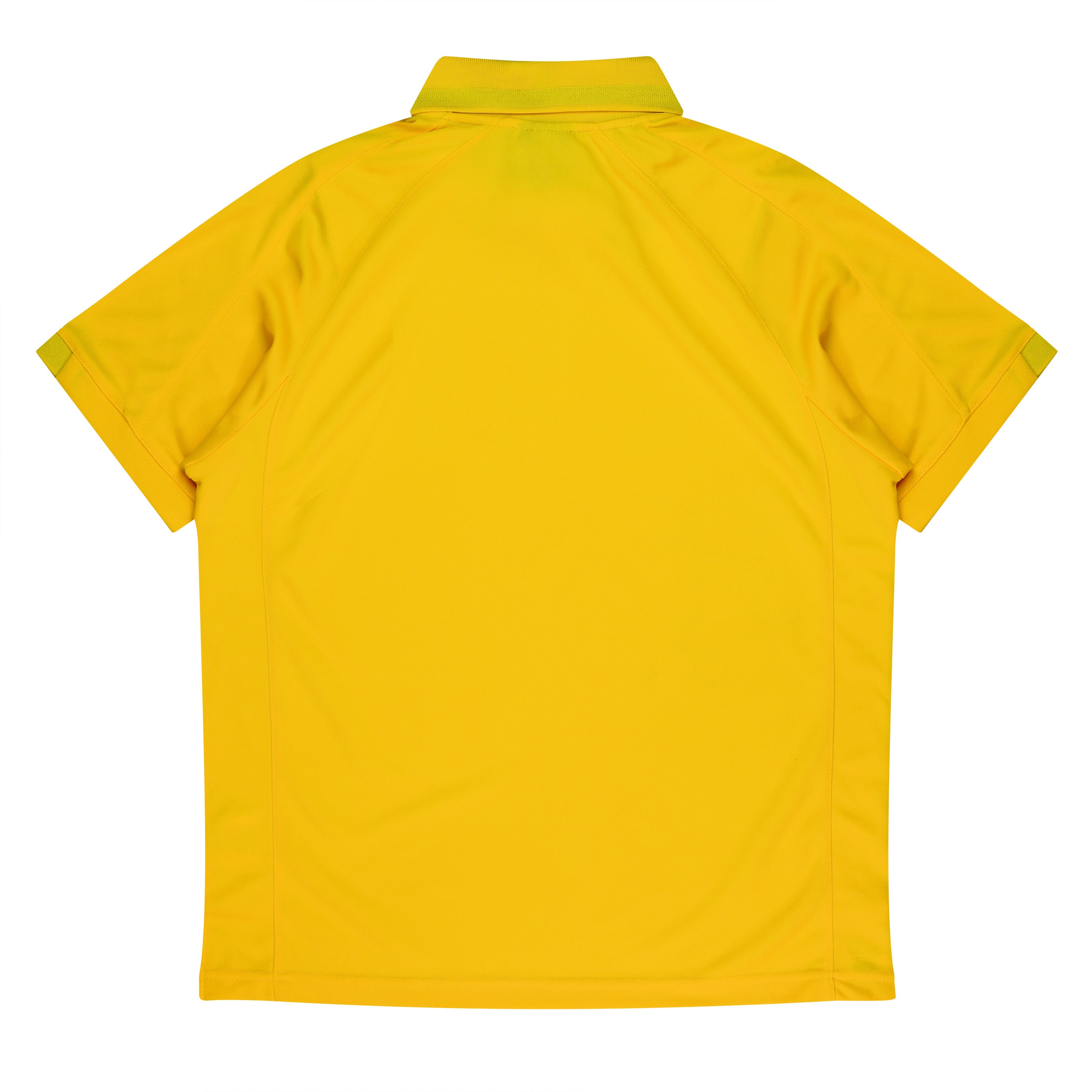 FLINDERS MENS POLOS - CANARY/BLACK