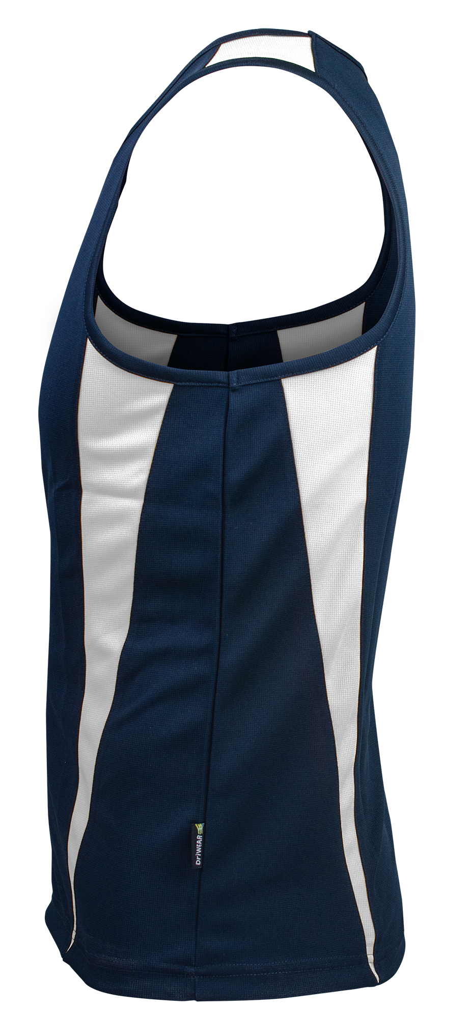 EUREKA MENS SINGLETS - NAVY/WHITE