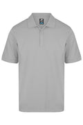 CLAREMONT MENS POLOS - SILVER