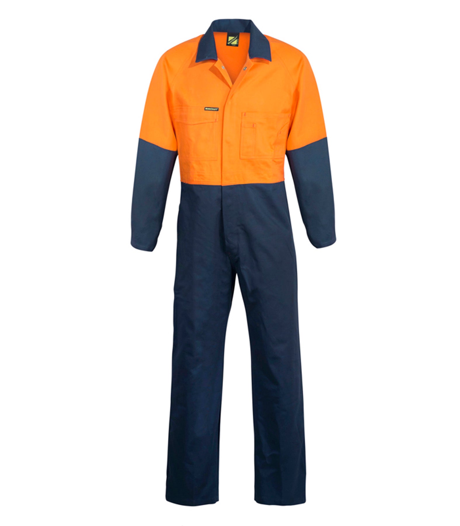 HI VIS POLY/COTTON COVERALLS