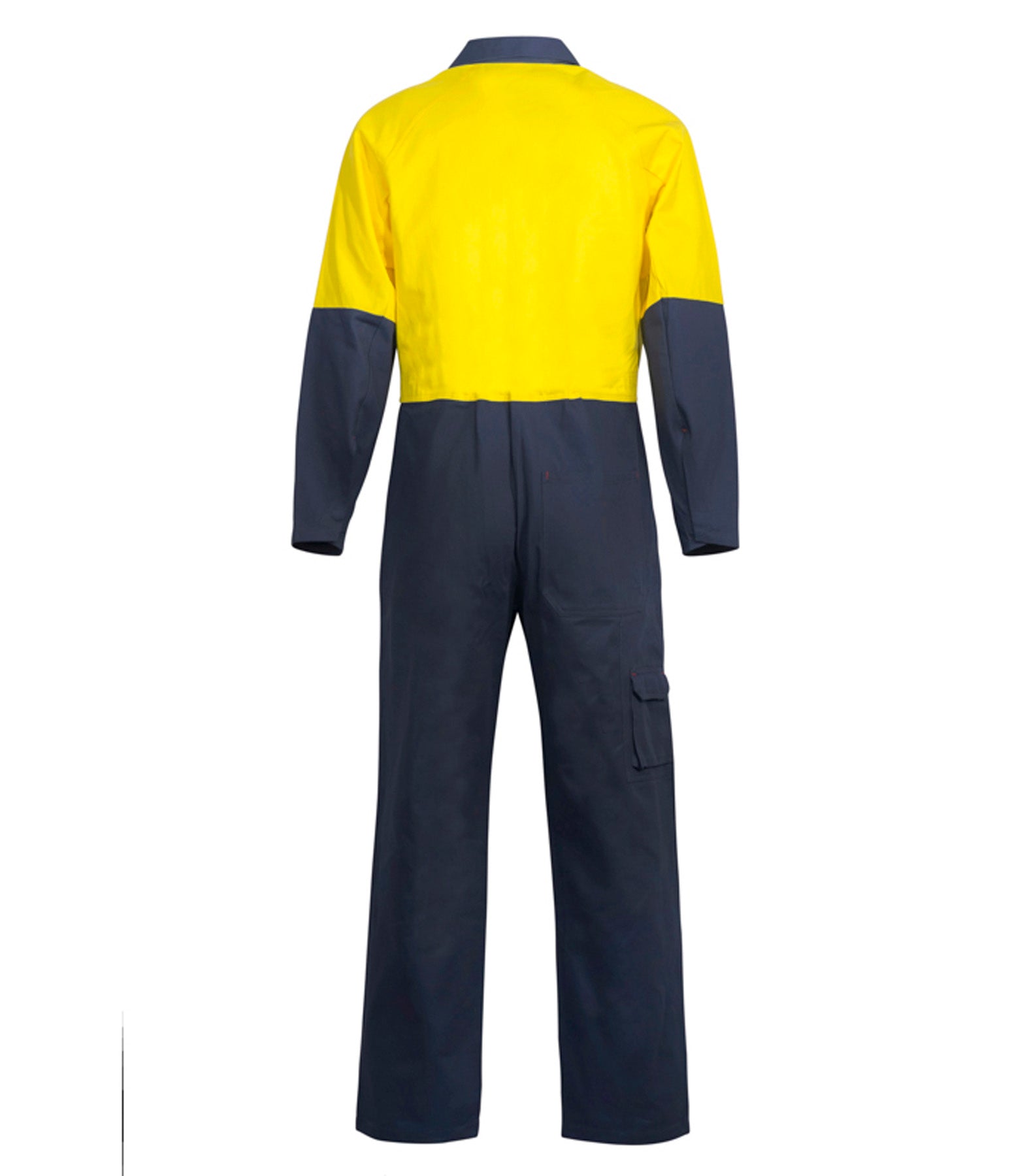 HI VIS POLY/COTTON COVERALLS