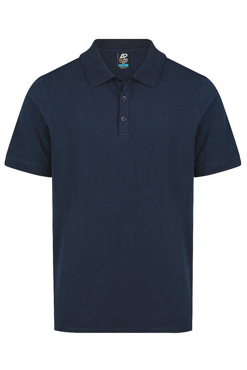 CLAREMONT MENS POLOS - NAVY