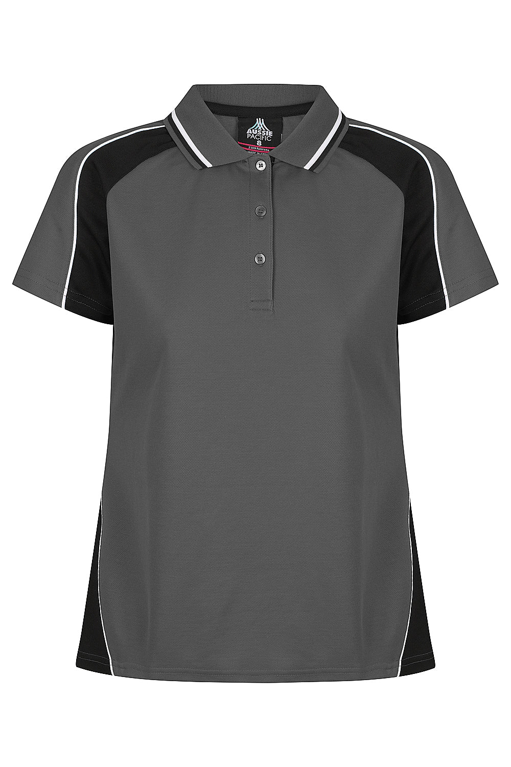 PANORAMA LADY POLOS - SLATE/BLACK/WHITE