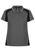 PANORAMA LADY POLOS - SLATE/BLACK/WHITE