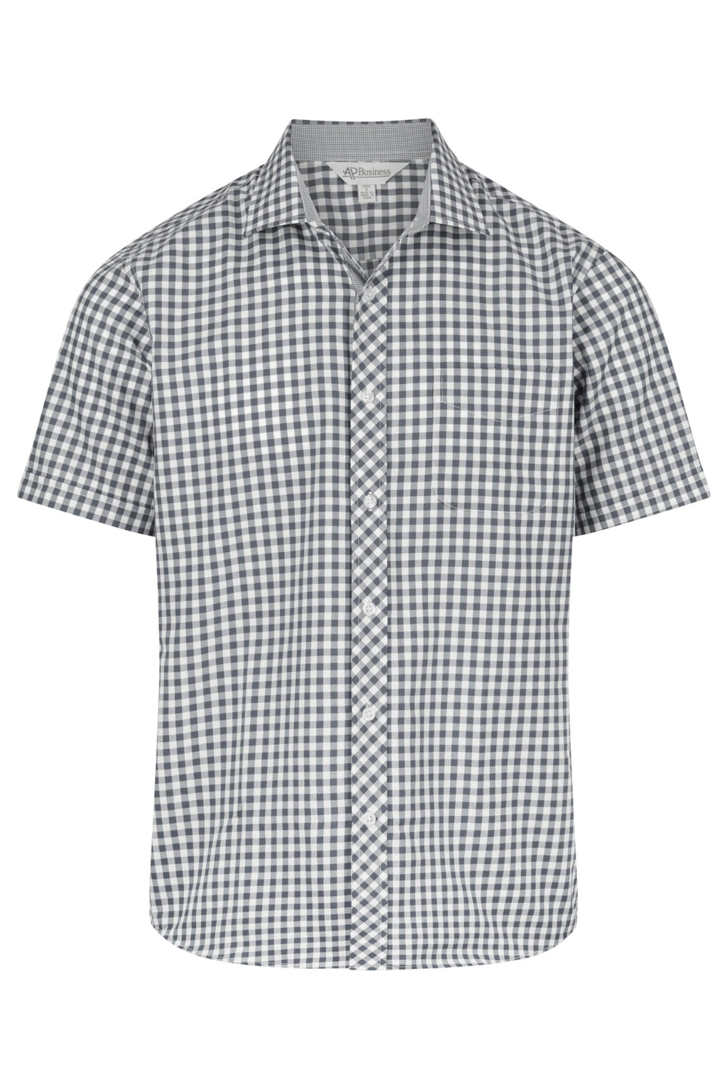 BRIGHTON MENS SHIRT SHORT SLEEVE - BLACK