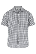 BRIGHTON MENS SHIRT SHORT SLEEVE - BLACK