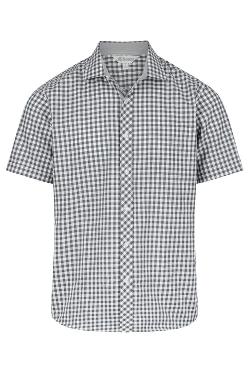 BRIGHTON MENS SHIRT SHORT SLEEVE - BLACK