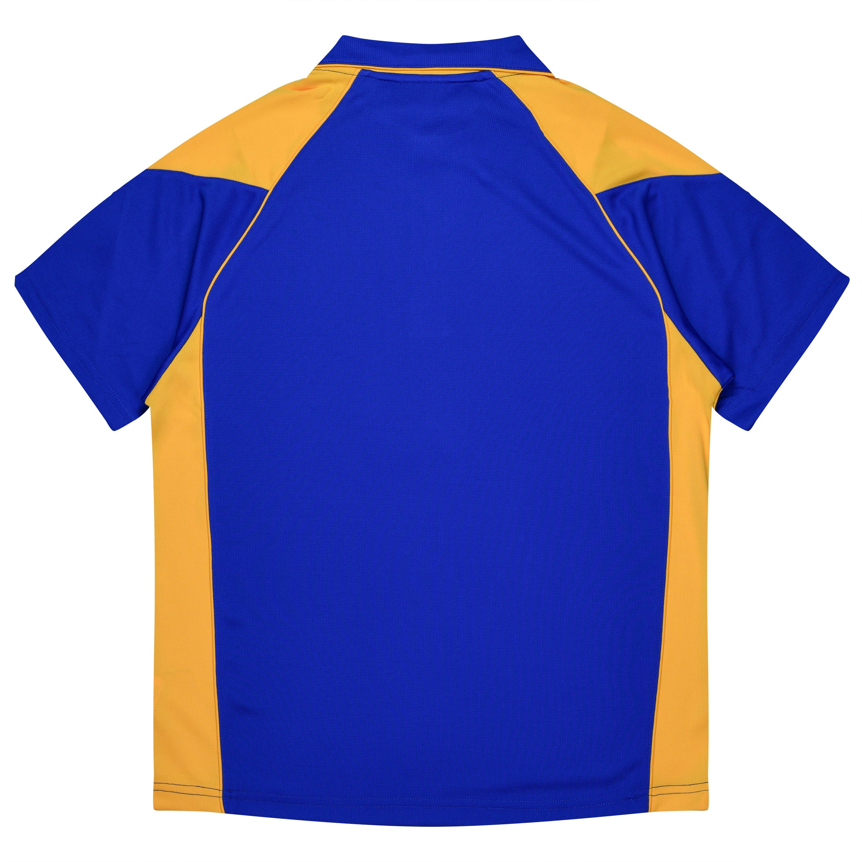 PREMIER KIDS POLOS - ROYAL/GOLD