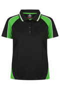 PANORAMA LADY POLOS - BLK/KAWA GRN/WHT