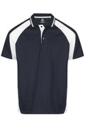 PANORAMA MENS POLOS - NAVY/WHITE/ASHE