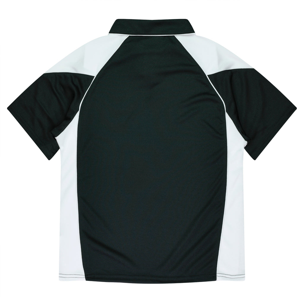 PREMIER LADY POLOS - BLACK/WHITE