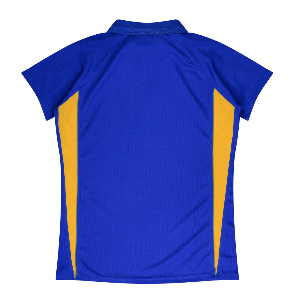 EUREKA LADY POLOS - ROYAL/GOLD