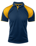 MURRAY MENS POLOS - NAVY/GOLD