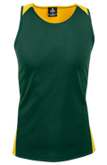 PREMIER MENS SINGLETS - BOTTLE/GOLD