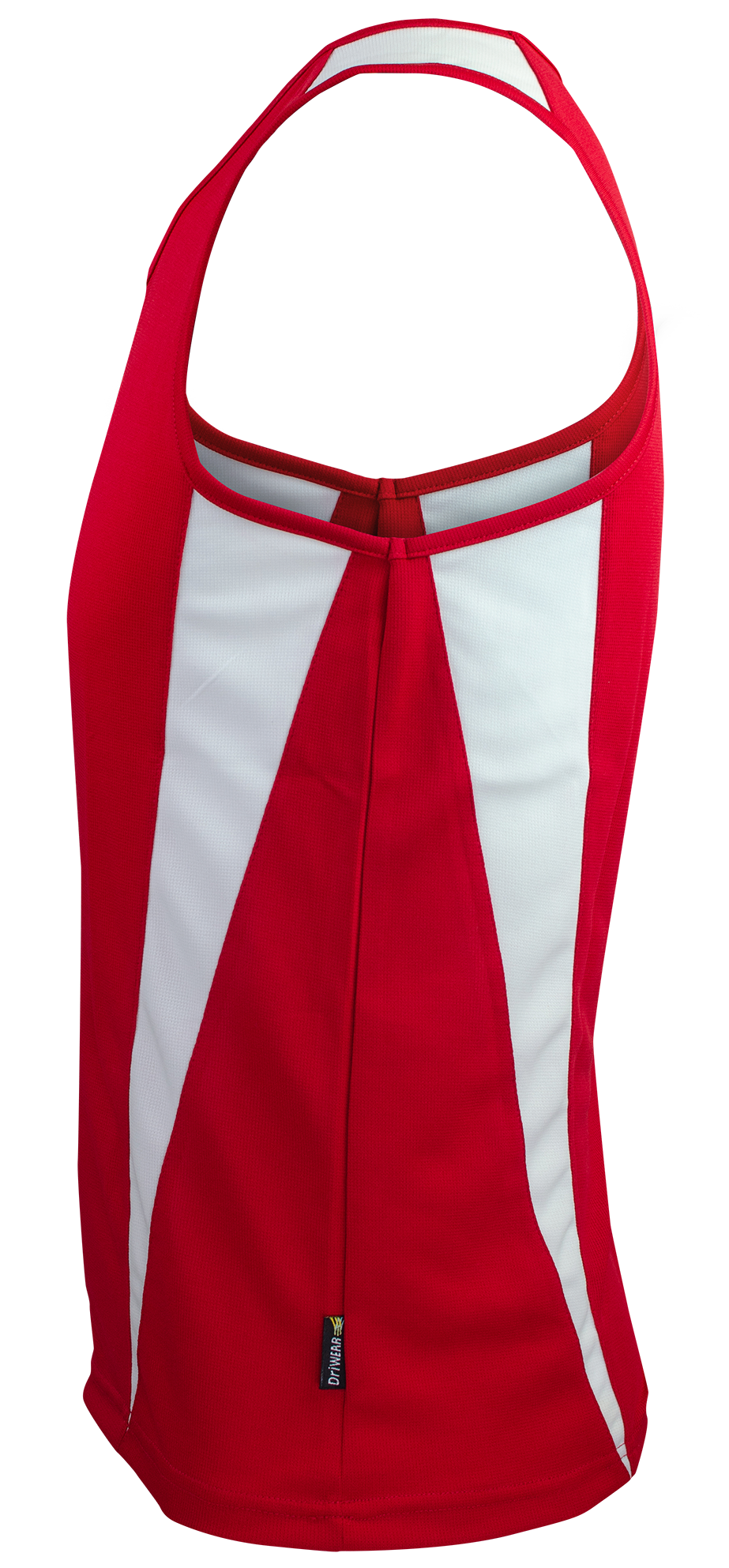 EUREKA MENS SINGLETS - RED/WHITE