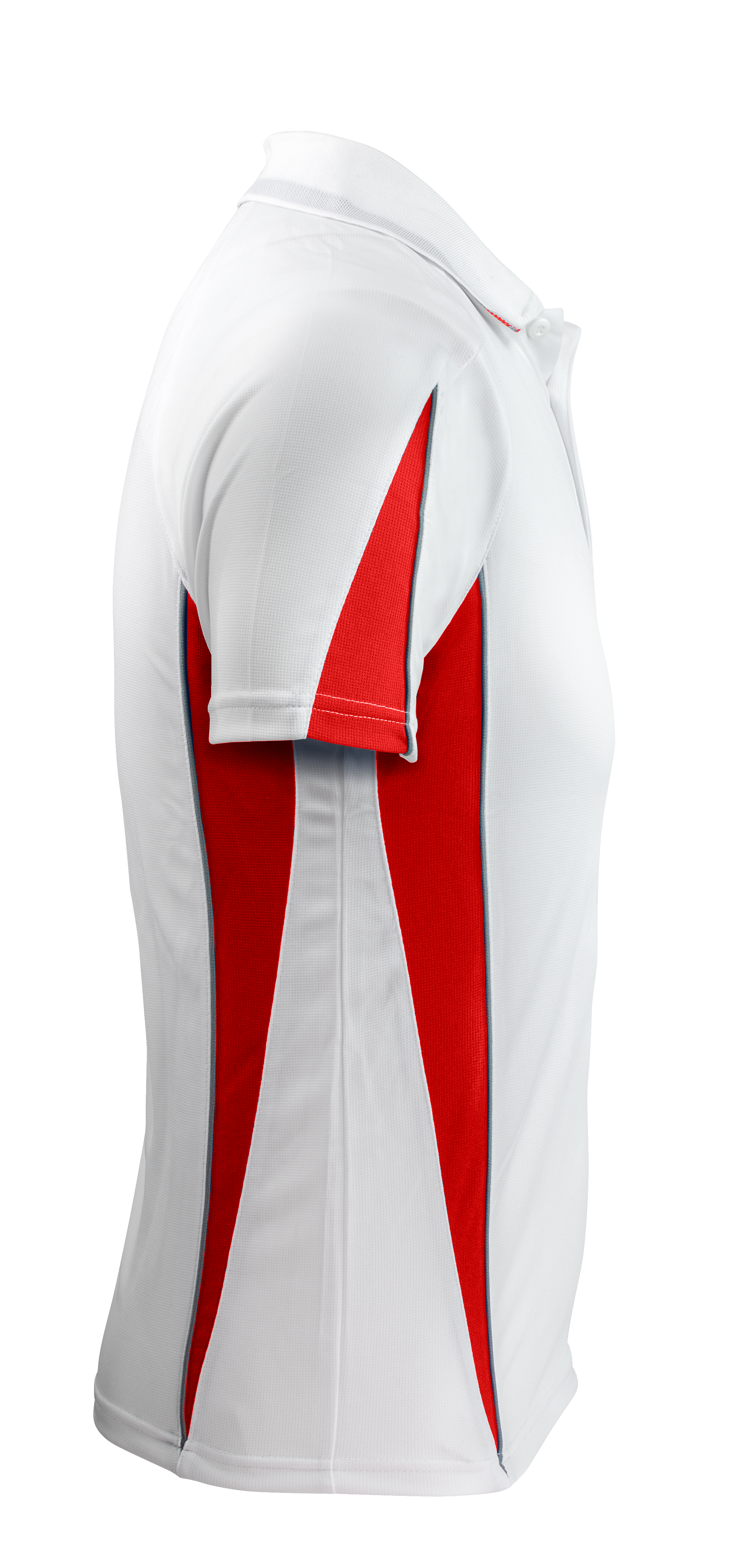 EUREKA MENS POLOS - WHITE/RED