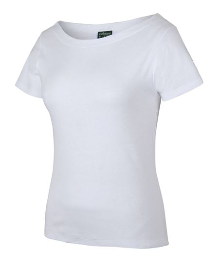 C of C Ladies L/S Boat Neck Tee