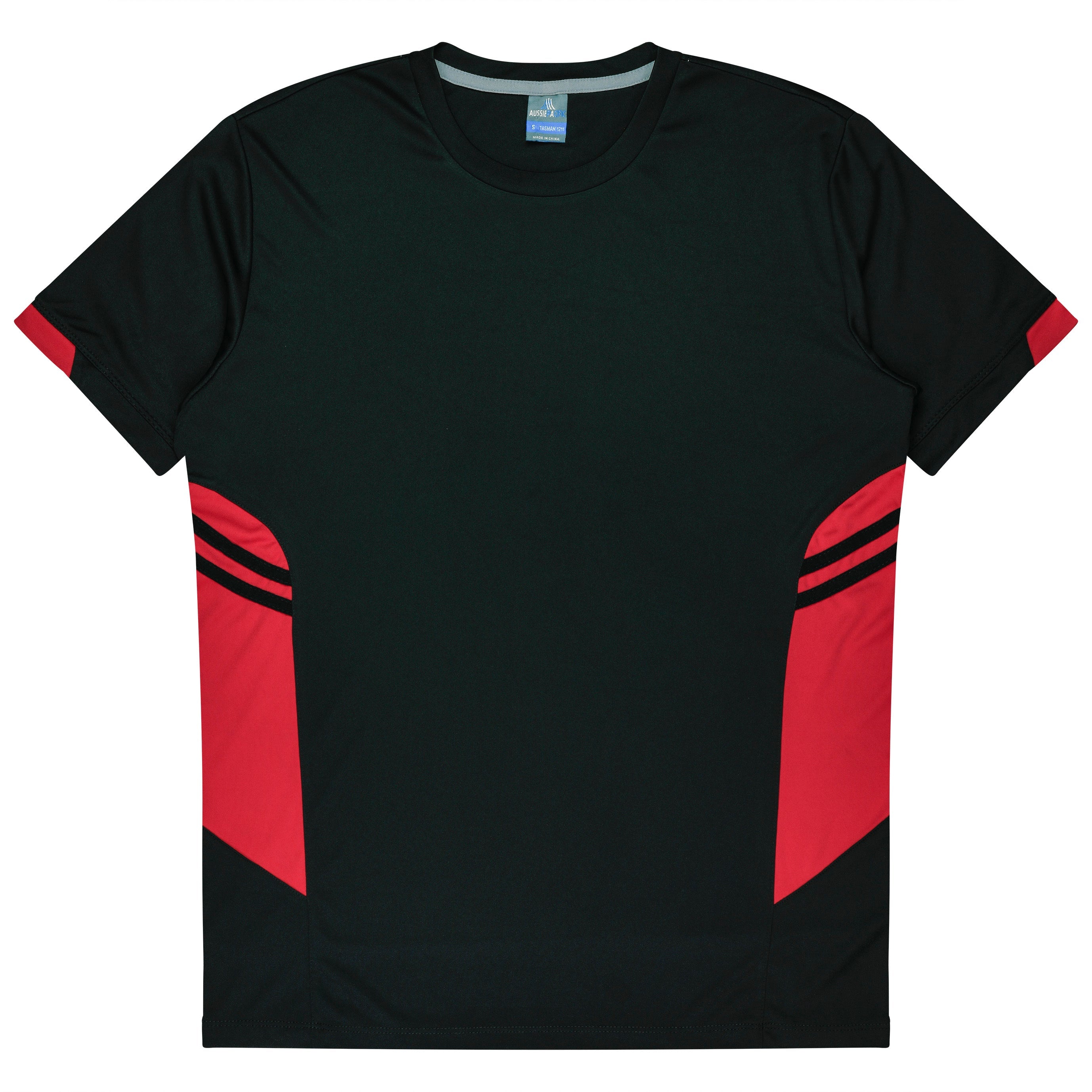 TASMAN KIDS TEES - BLACK/RED