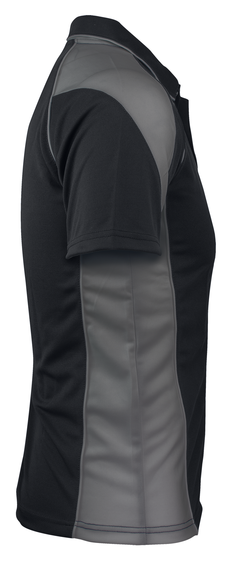 PREMIER MENS POLOS - BLACK/ASHE