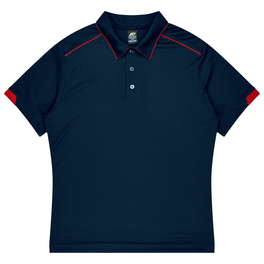 CURRUMBIN KIDS POLOS - NAVY/RED
