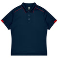 CURRUMBIN KIDS POLOS - NAVY/RED