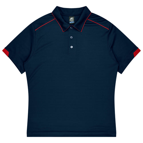 CURRUMBIN KIDS POLOS - NAVY/RED