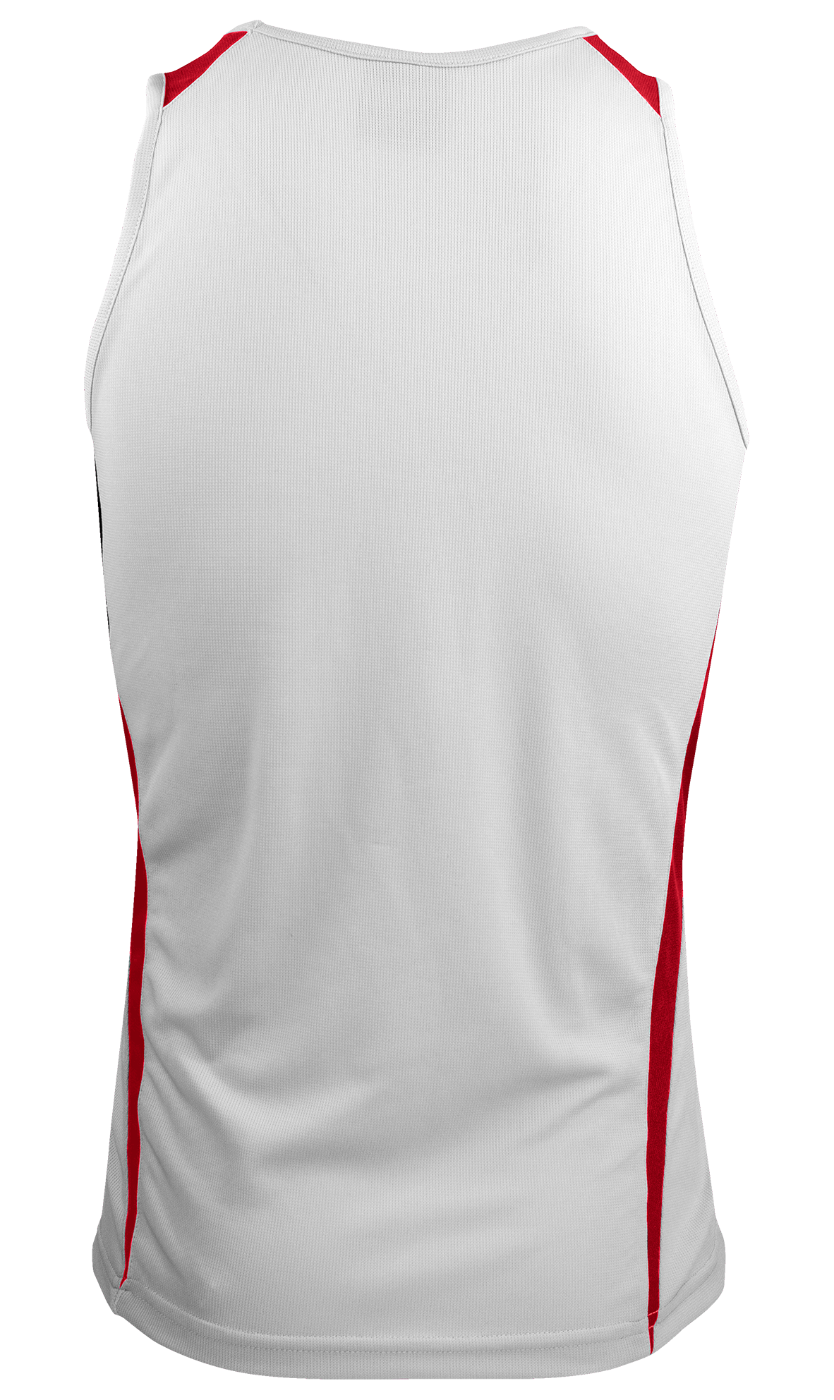 EUREKA MENS SINGLETS - WHITE/RED
